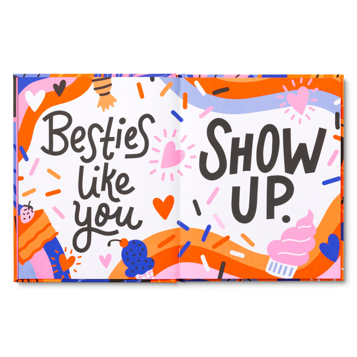 Hey, Bestie  (This Is Why I Love Ya) - Hardcover Book - Mellow Monkey