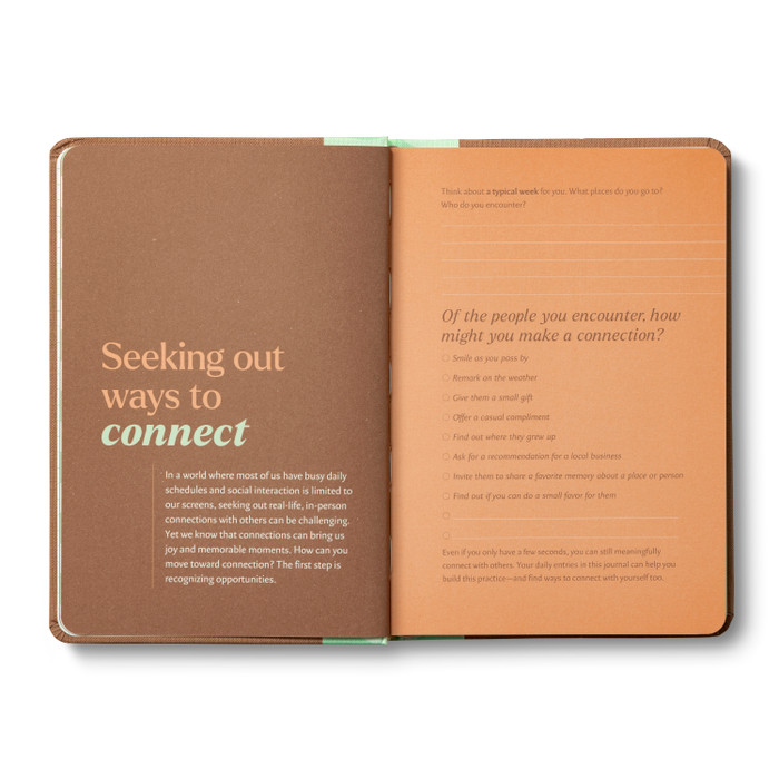 Connection Every Day - Daily Journal Practice For Community And Self-Reflection - Mellow Monkey