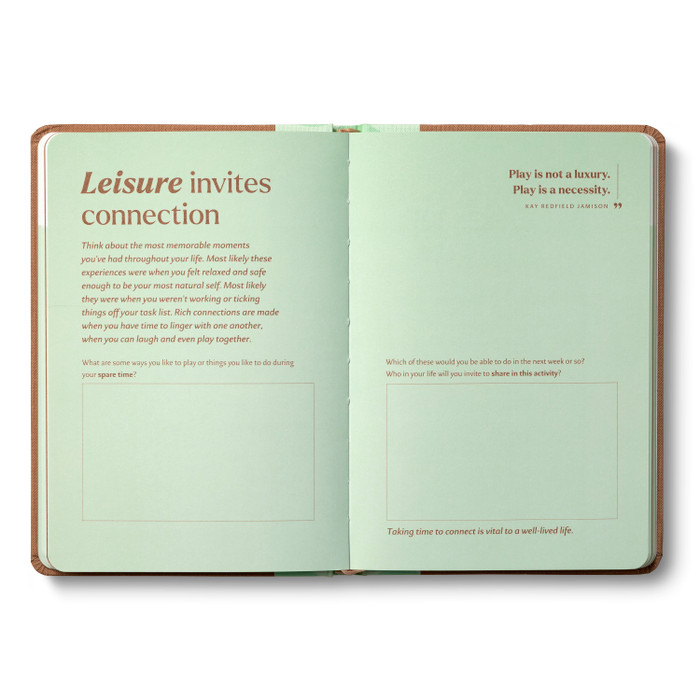 Connection Every Day - Daily Journal Practice For Community And Self-Reflection - Mellow Monkey