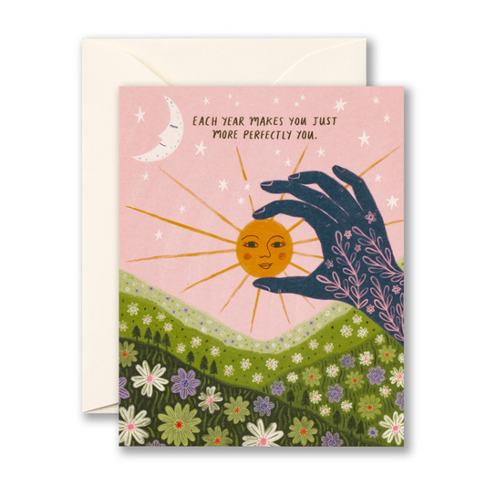 Each Year Makes You Just More Perfectly You - Birthday Greeting Card - Mellow Monkey