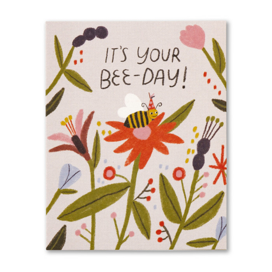 Love Muchly Greeting Card - Birthday - It's your Bee-Day! - Mellow Monkey