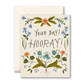 Your Day! Hooray! - Birthday Greeting Card - Mellow Monkey
