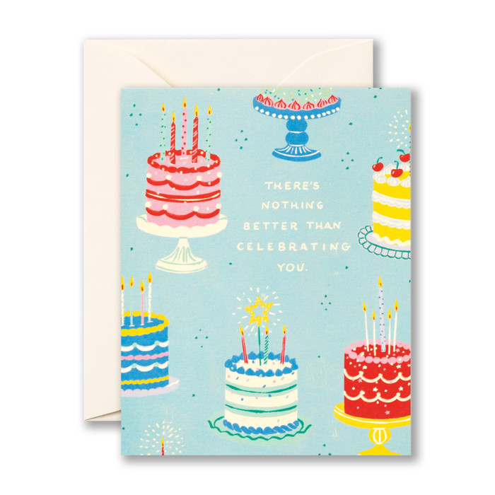 There's Nothing Better Than Celebrating You - Birthday Greeting Card - Mellow Monkey