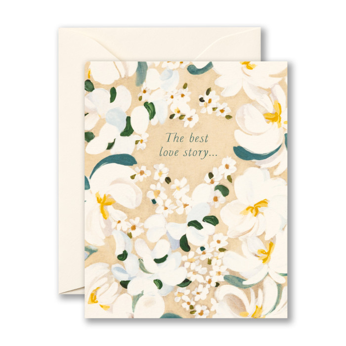 The Best Love Story - Wedding Greeting Card - Mellow Monkey