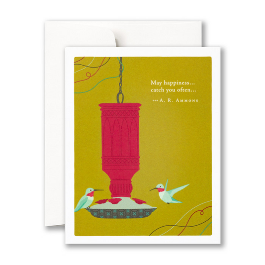 May Happiness Catch You Often - Birthday Greeting Card - Mellow Monkey