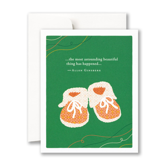 ... The Most Astounding Beautiful Thing - New Baby Greeting Card - Mellow Monkey