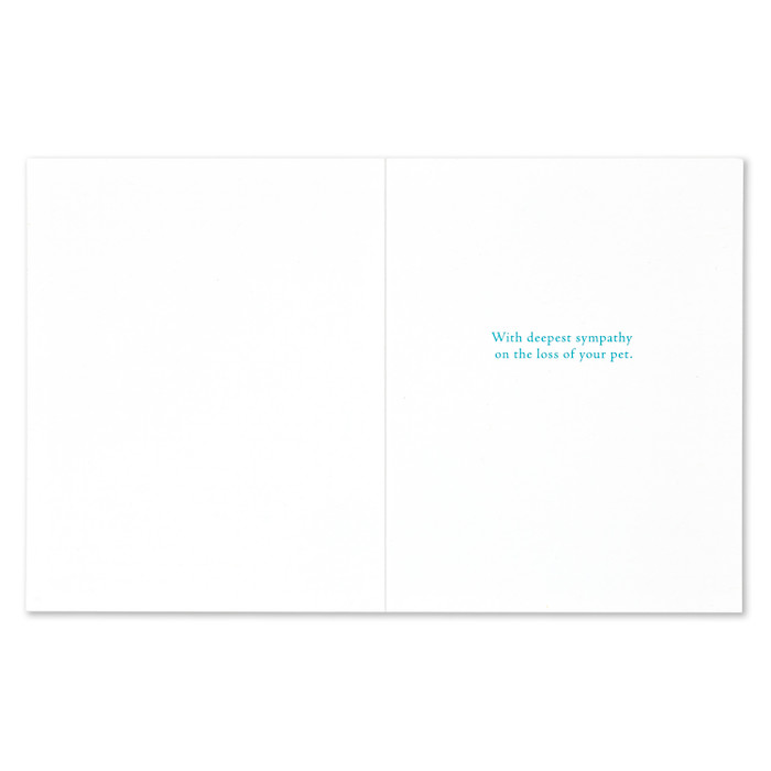 May Tender Memories Soften Your Grief - Pet Sympathy Greeting Card - Mellow Monkey