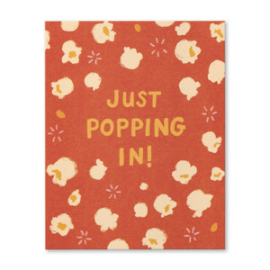 Love Muchly Greeting Card - Birthday - Just Popping In - Mellow Monkey