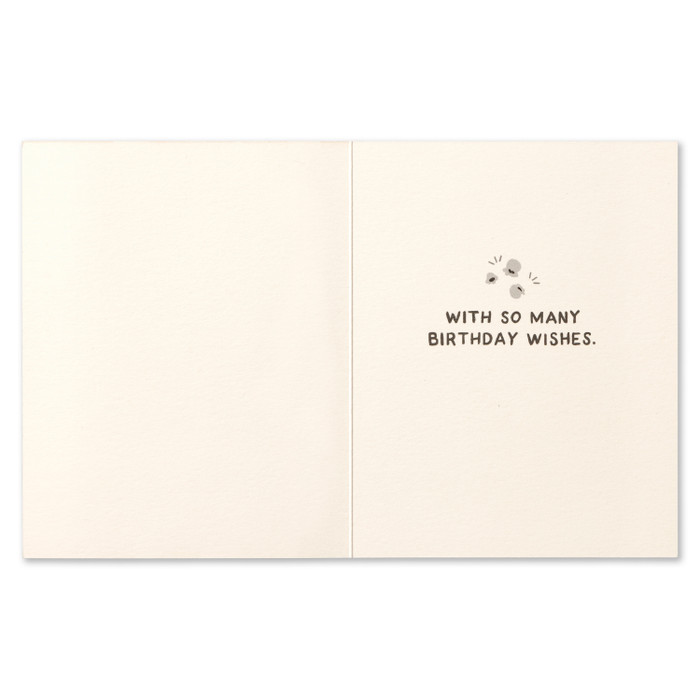 Love Muchly Greeting Card - Birthday - Just Popping In - Mellow Monkey