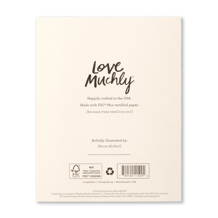 Love Muchly Greeting Card - Birthday - Out With the Old - Mellow Monkey