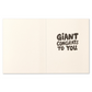 Love Muchly Greeting Card - Congratulations - OMG, This Is Huge! - Mellow Monkey