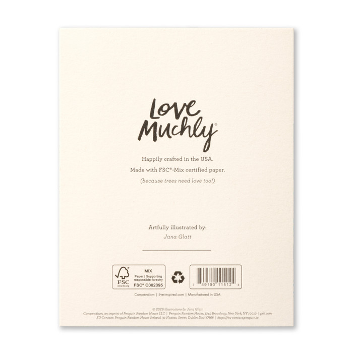 Love Muchly Greeting Card - Thank You - You Are Not Only Better Than Good - Mellow Monkey