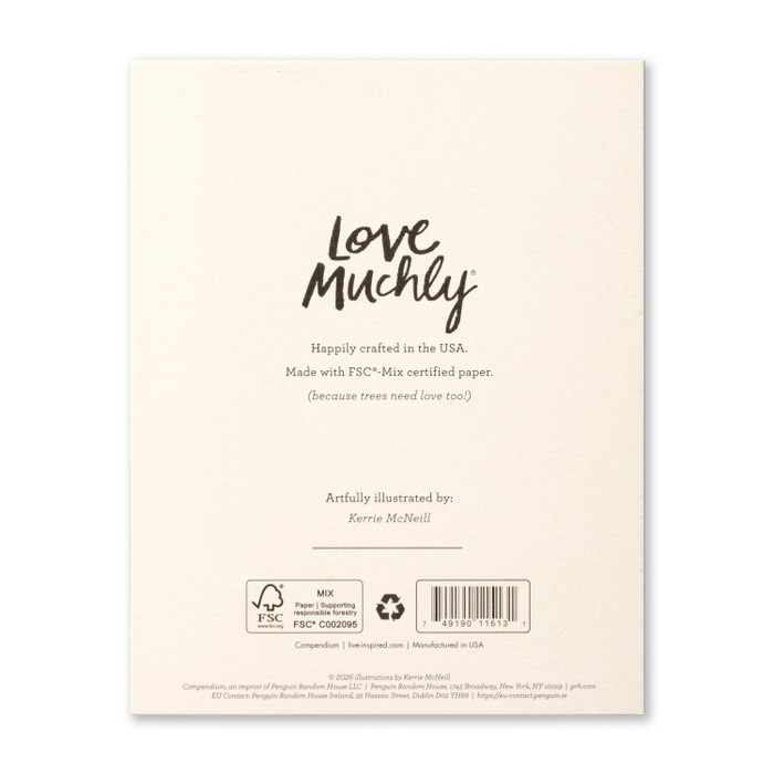 Love Muchly Greeting Card - Friendship - 5/5 Stars. Would Befriend Again - Mellow Monkey
