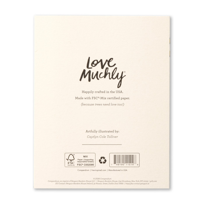 Love Muchly Greeting Card - Friendship - Best Friends - Mellow Monkey