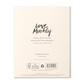 Love Muchly Greeting Card - Mother's Day - Mom, I Know How Lucky I Am - Mellow Monkey