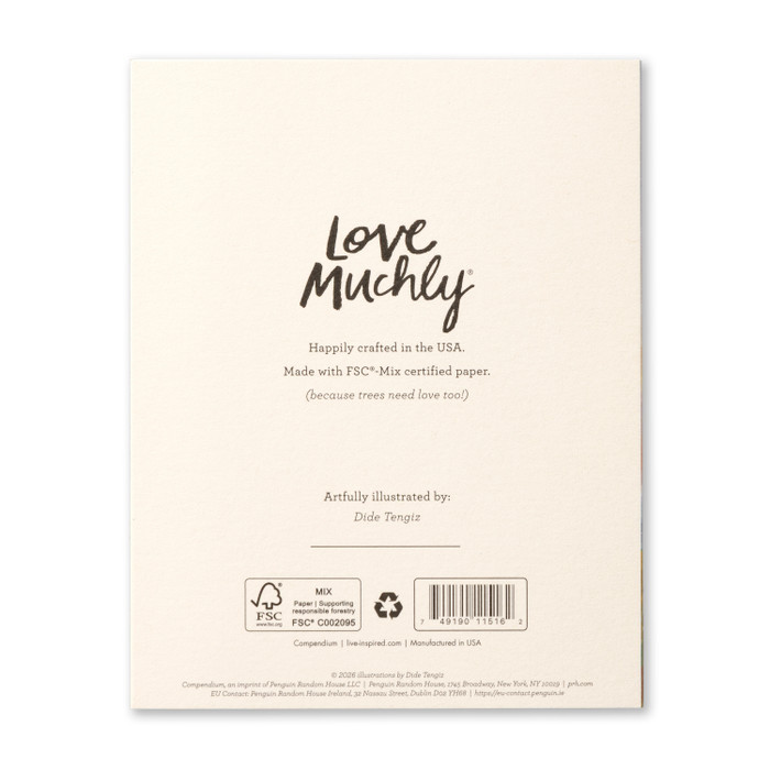 Love Muchly Greeting Card - Mother's Day - Mom, I Know How Lucky I Am - Mellow Monkey