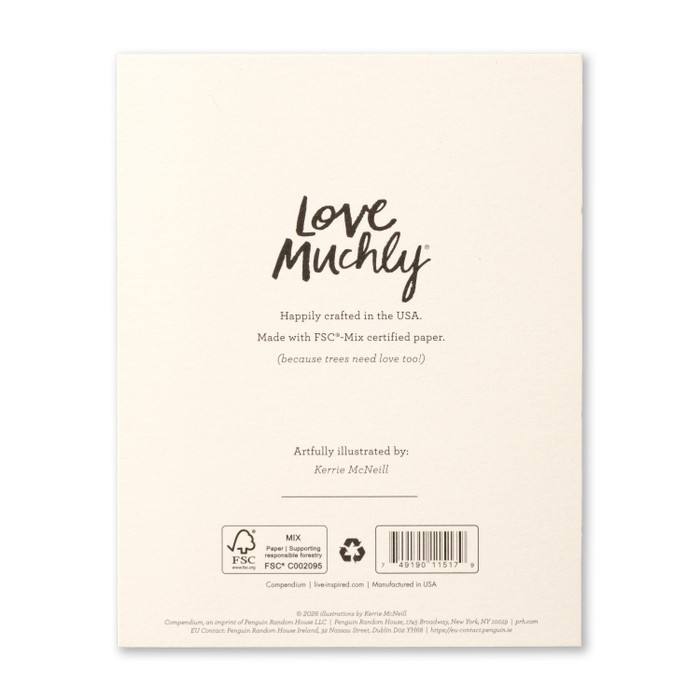 Love Muchly Greeting Card - Father's Day - Champion of the Shoulder Ride - Mellow Monkey