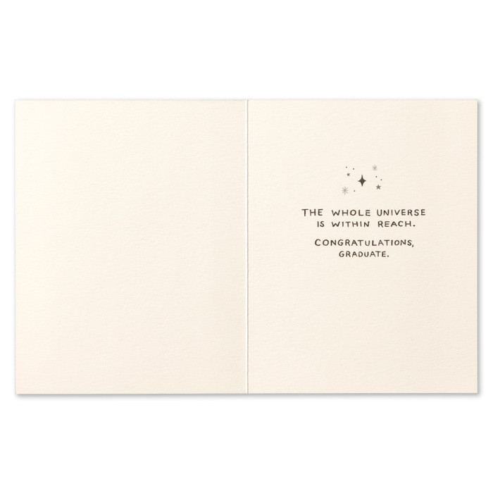 Love Muchly Greeting Card - Graduation - The Sun, the Moon, and the Stars - Mellow Monkey
