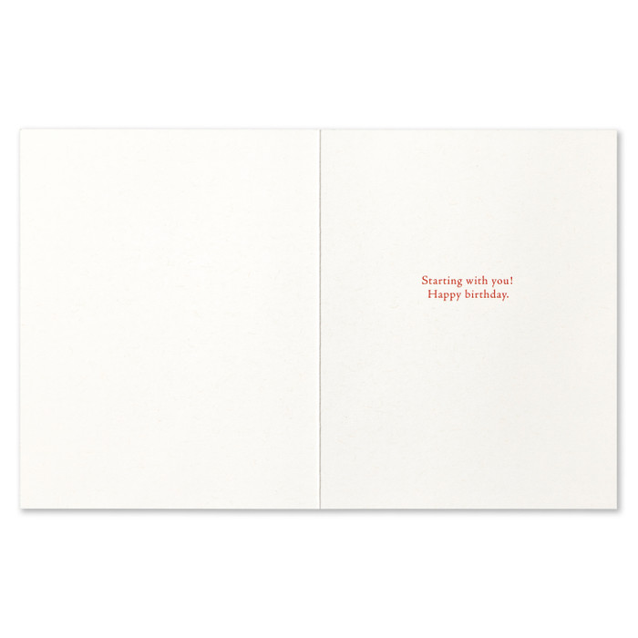 Positively Green Greeting Card - Birthday - There's So Much To Celebrate - Mellow Monkey