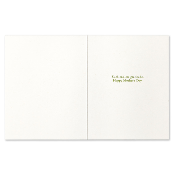 Positively Green Greeting Card - Mother's Day - For Everything You Have Done For Me - Mellow Monkey