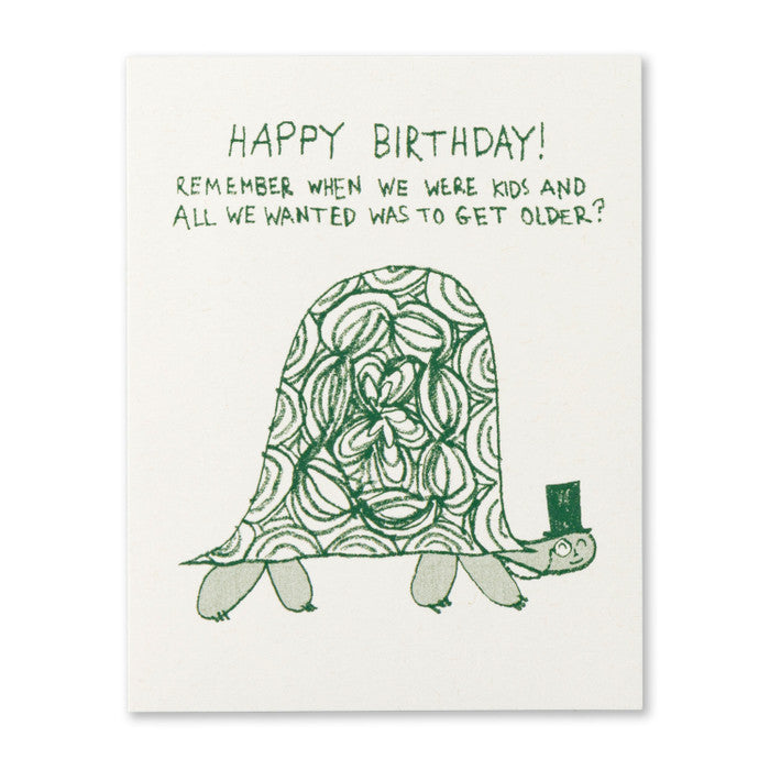 Humor Us Greeting Card - Birthday - Remember When We Were Kids - Mellow Monkey