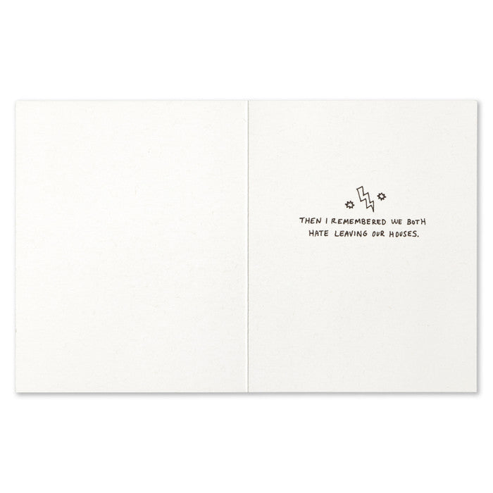 Humor Us Greeting Card - Birthday - I Thought We Should Do Something Epic - Mellow Monkey