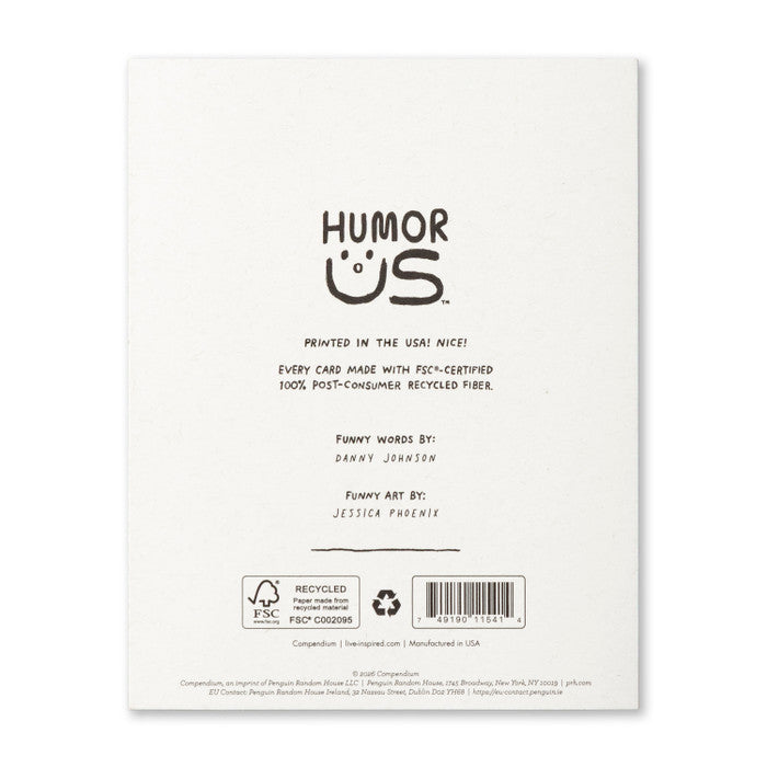 Humor Us Greeting Card - Birthday - Birthdays Are Like Glasses Of Wine - Mellow Monkey
