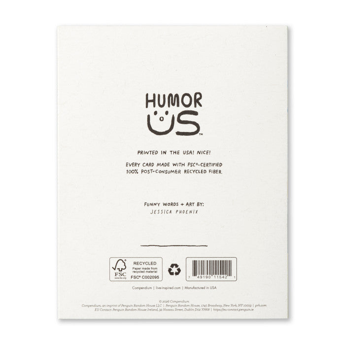 Humor Us Greeting Card - Birthday - If We Were Crows I'd Bring You Shiny Things - Mellow Monkey