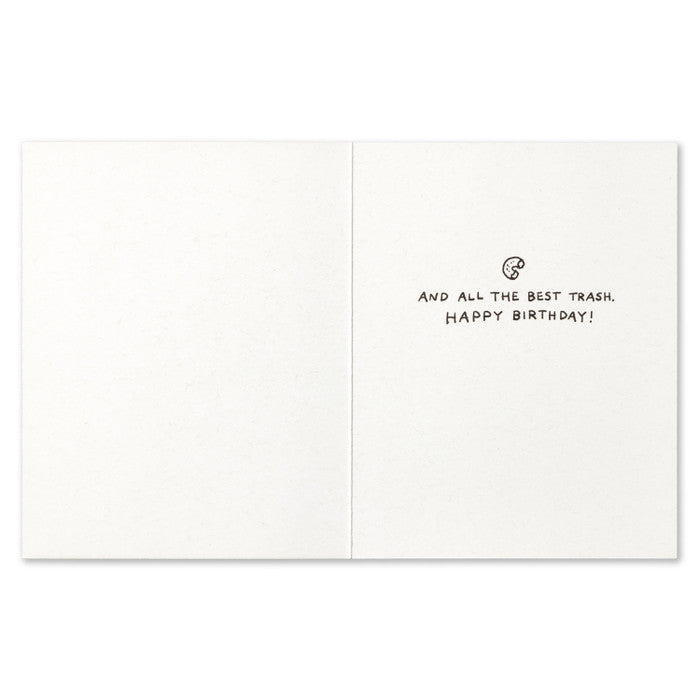 Humor Us Greeting Card - Birthday - If We Were Crows I'd Bring You Shiny Things - Mellow Monkey