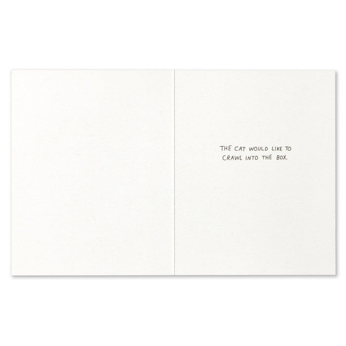 Humor Us Greeting Card - Birthday - Hurry Up And Open Your Birthday Present! - Mellow Monkey