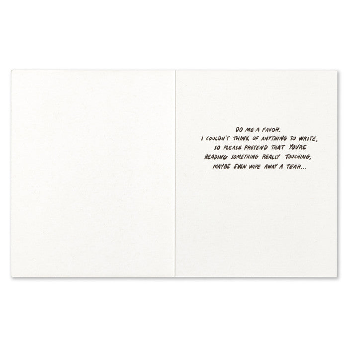 Humor Us Greeting Card - Birthday - Happy Birthday! For Your Eyes Only - Mellow Monkey