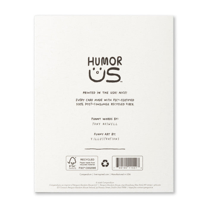 Humor Us Greeting Card - Birthday - As We Get Older - Mellow Monkey