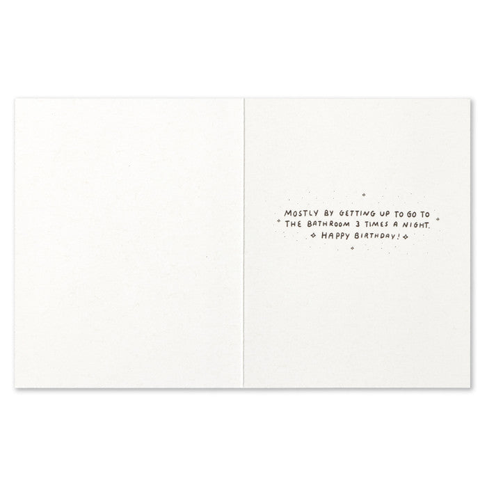 Humor Us Greeting Card - Birthday - As We Get Older - Mellow Monkey