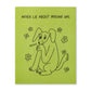 Humor Us Greeting Card - For Laughs - Never Lie About Passing Gas - Mellow Monkey