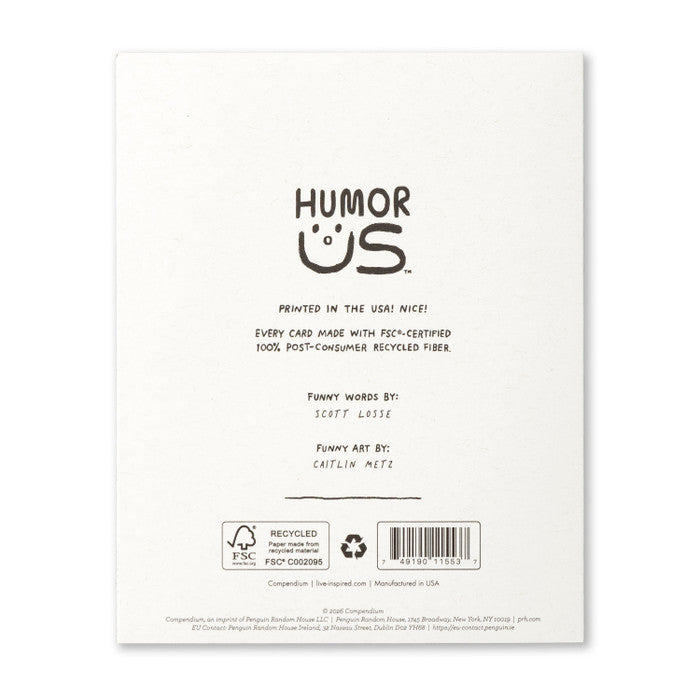 Humor Us Greeting Card - For Laughs - Coffee Is The Most Important Meal Of The Day - Mellow Monkey