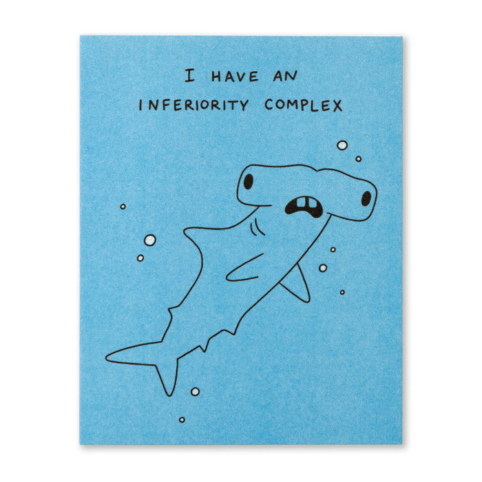 Humor Us Greeting Card - For Laughs - I Have An Inferiority Complex - Mellow Monkey