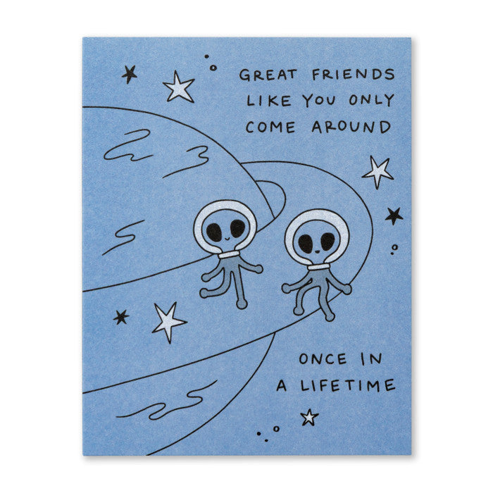 Humor Us Greeting Card - Friendship - Great Friends Like You - Mellow Monkey