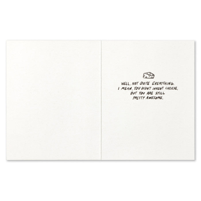 Humor Us Greeting Card - Thank You - Thank You For Everything! - Mellow Monkey
