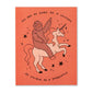 Humor Us Greeting Card - Thank You - You Are As Rare As A Unicorn - Mellow Monkey