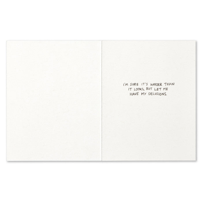 Humor Us Greeting Card - Anniversary - Happy Anniversary To A Perfect Couple - Mellow Monkey