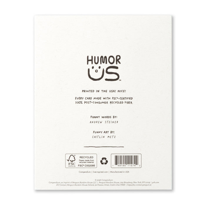 Humor Us Greeting Card - Wedding - When Two People Decide They Want To Share Their Lives Together - Mellow Monkey