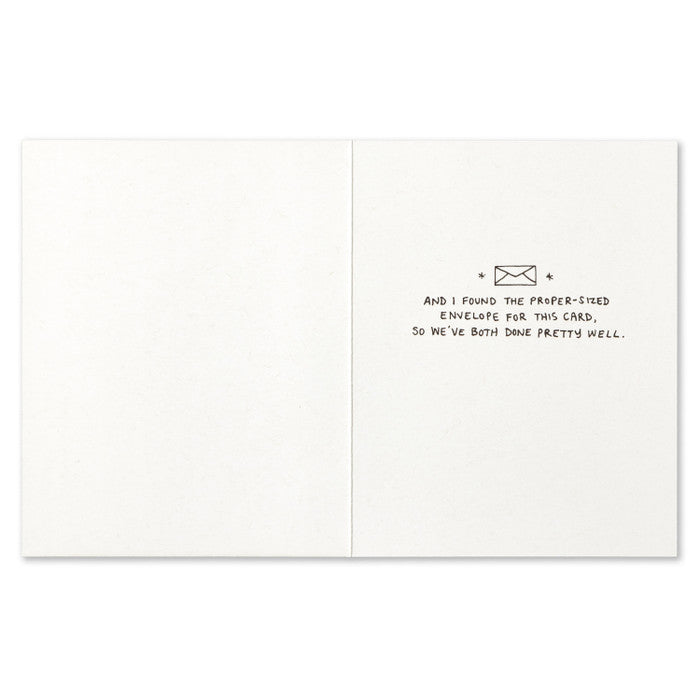 Humor Us Greeting Card - Congratulations - Congrats! - Mellow Monkey