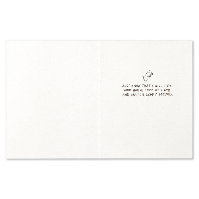 Humor Us Greeting Card - New Home - Congratulations On The New Digs - Mellow Monkey