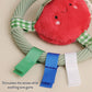 Itzy Ring Pal™ - Teething Ring with Plush Character - Red Tomato - Mellow Monkey