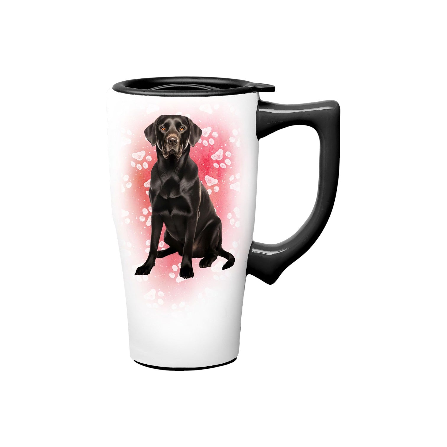 Black Lab - Ceramic and Stainless Steel Travel Mug - Mellow Monkey