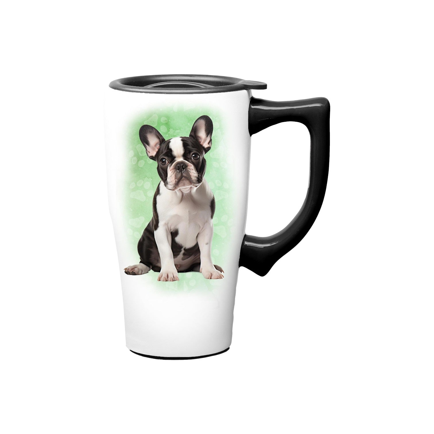 French Bulldog - Ceramic and Stainless Steel Travel Mug - Mellow Monkey
