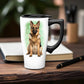 German Shepherd - Ceramic and Stainless Steel Travel Mug - Mellow Monkey