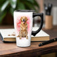 Golden Retriever - Ceramic and Stainless Steel Travel Mug - Mellow Monkey