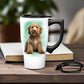 Doodle - Ceramic and Stainless Steel Travel Mug - Mellow Monkey