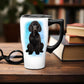 Poodle - Ceramic and Stainless Steel Travel Mug - Mellow Monkey